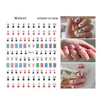 Sticker Lá Bài nhiều mẫu