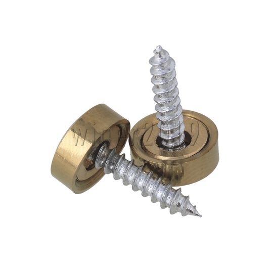 Set 8/16 Chụp vít inox mạ vàng Gold cao cấp Size 14mm