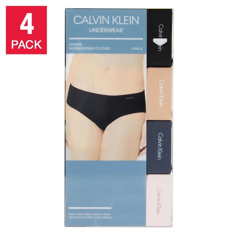 Set 4 quần lót Nữ Calvin Klein Underwear Invisible Under Clothes
