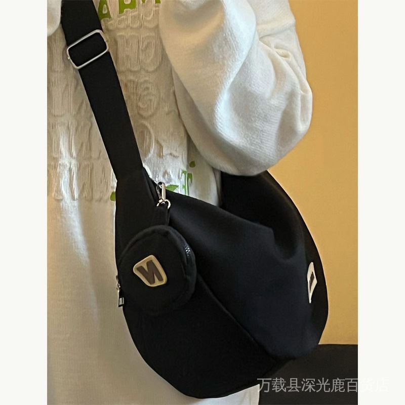 Túi Xách Đeo Vai Vải Thủ Công Thời Trang Thu Đông Cho Nữ