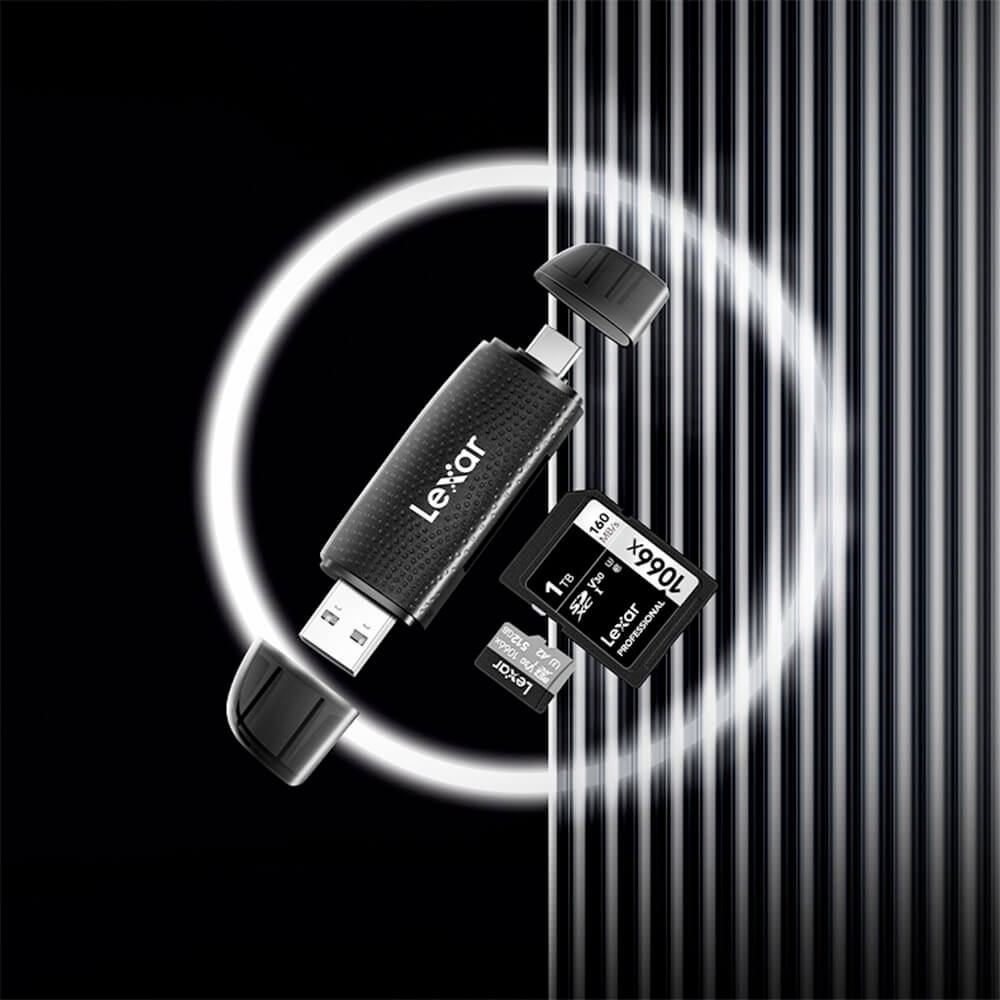 ĐẦU ĐỌC THẺ SD/TF TYPE-C USB 3.2 LEXAR