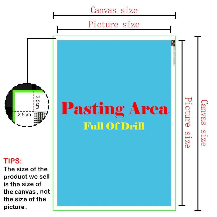 Bộ Tranh Đính Đá 5D Tự Làm Toàn Diện Hình Hoa Tròn / Vuông Trang Trí Nhà Cửa