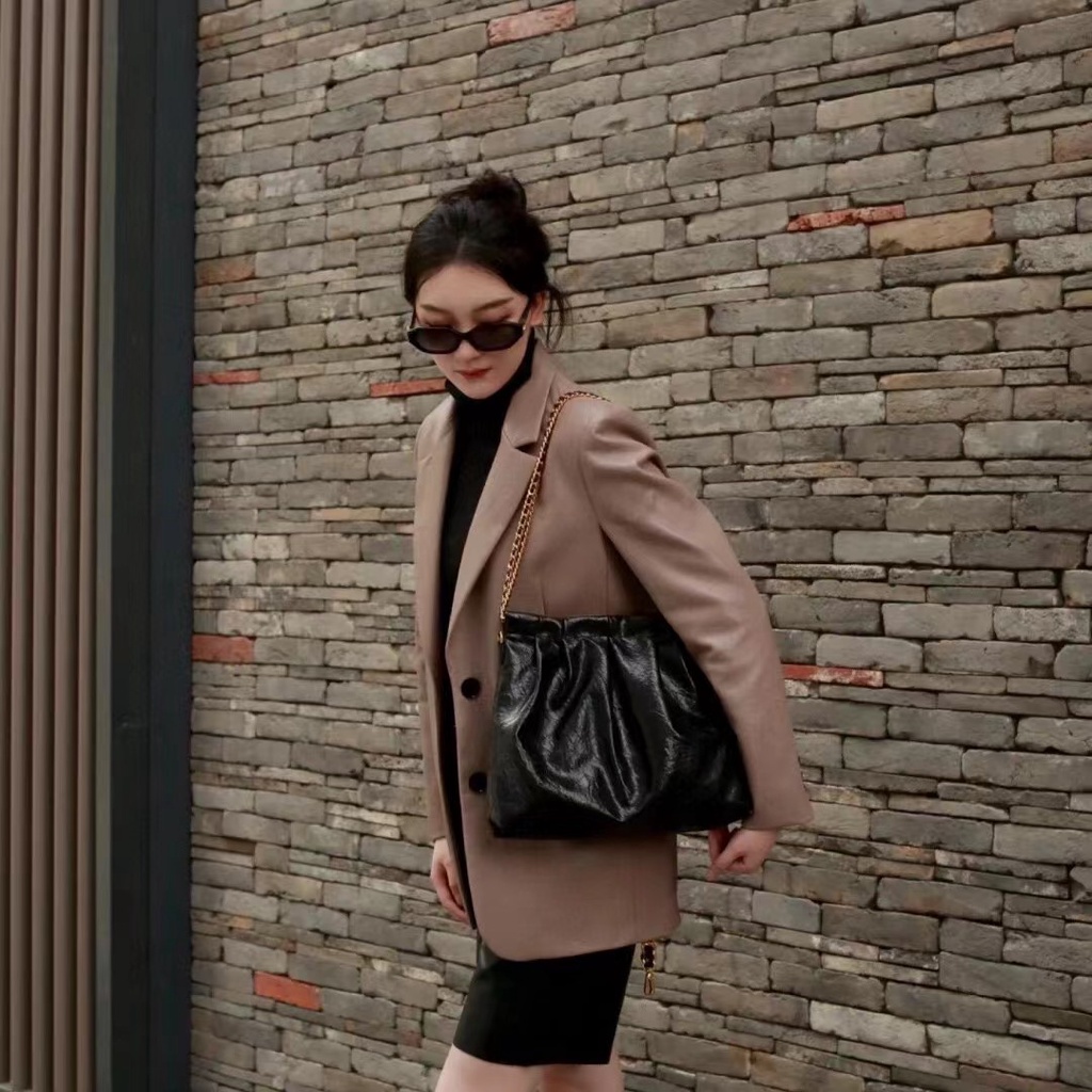 Túi Xách Thiết Kế Mới Cao Cấp Thời Trang Dành Cho Nữ 40671449 Túi Xách Cỡ Lớn Phối Dây Xích Thời Trang Cho Mẹ Và Bé