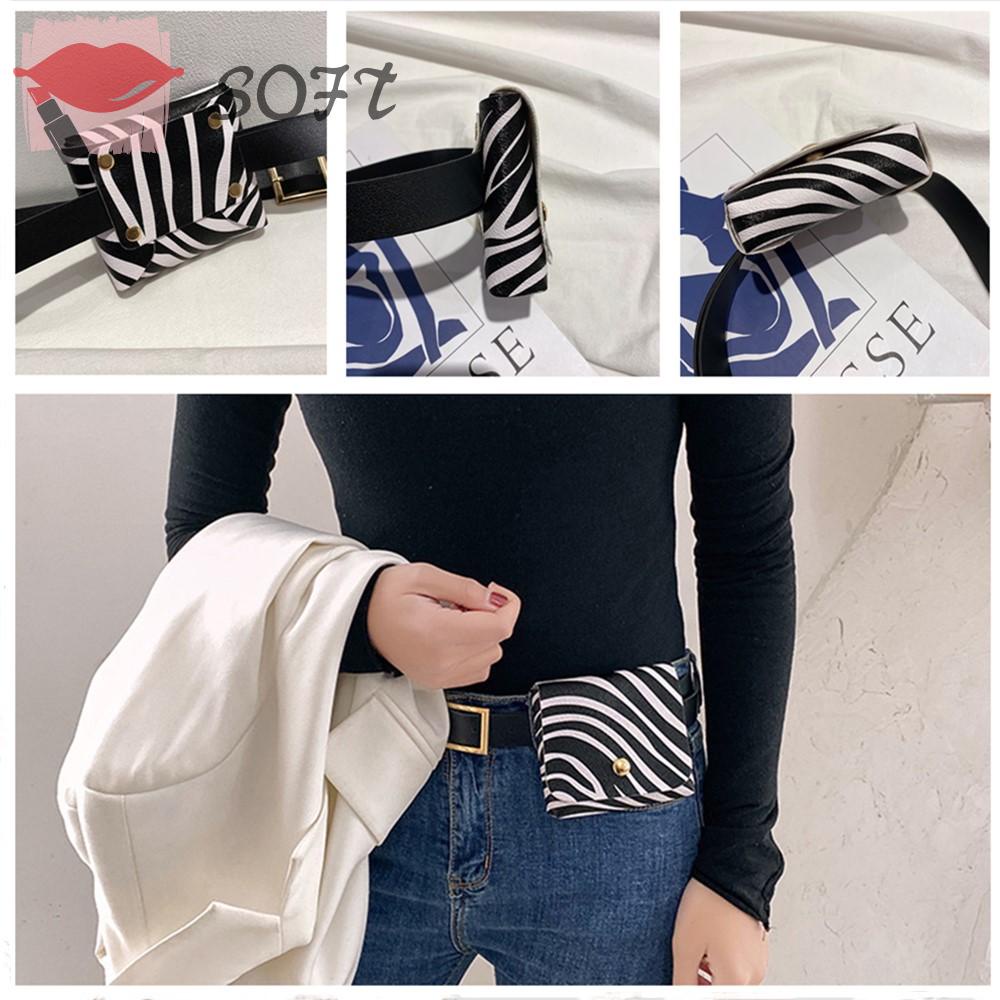 Thắt lưng kiêm túi đeo hông mini 2 trong 1 thời trang cho nữ