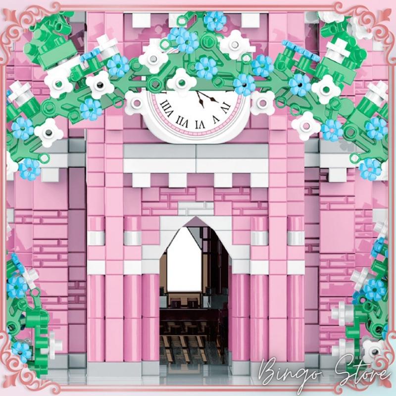 MÔ HÌNH LẮP RÁP NHÀ THỜ TÂN ĐỊNH 6818 CHI TIẾT