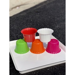 Chậu tròn xếp