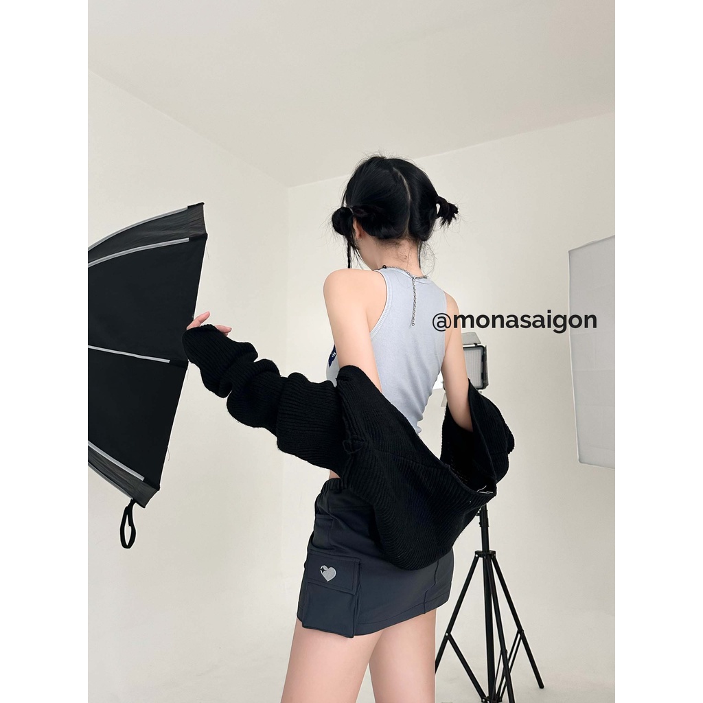 Chân váy túi hộp MONÁ - BOX ĐEN | BigBuy360 - bigbuy360.vn