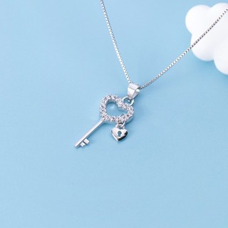 Dây chuyền bạc 925 CAO CẤP mặt dây hình sao bi bạc có đính đá lấp lánh của nữ - Twinkle Silver