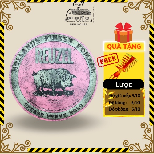 Sáp vuốt tóc nam reuzel pomade 113gram thơm giữ nếp
