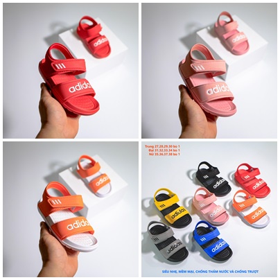 Xăng-đan trẻ em quai ngang chữ -sandals siêu nhẹ-chống thấm nước-trơn trượt