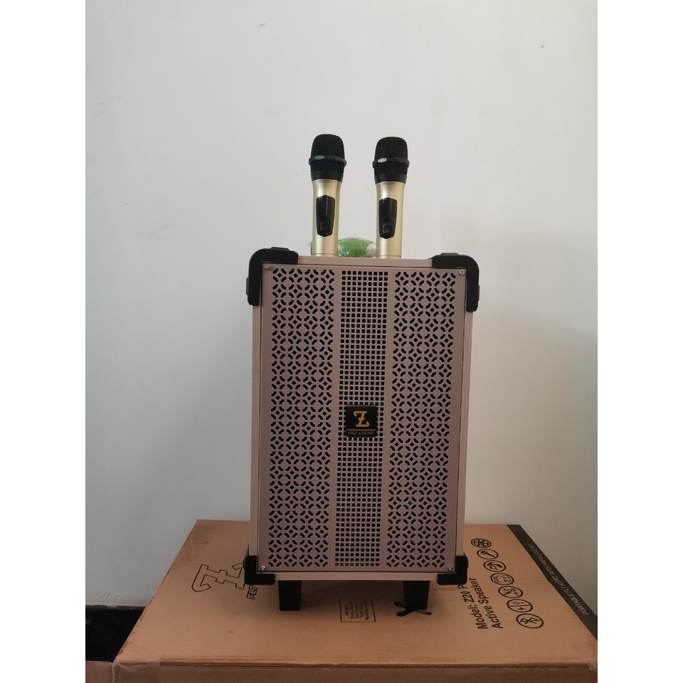 Loa Kéo 9089 PRO XANH .Loa Kéo Công Suất Lớn Tặng Kèm 2 Micro Không Dây (tùy dòng) - Âm Thanh Cực Hay Sống Động