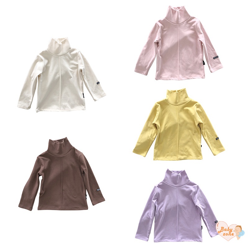 Áo Thun Tay Dài Màu Sắc Đơn Giản Cho Bé Gái