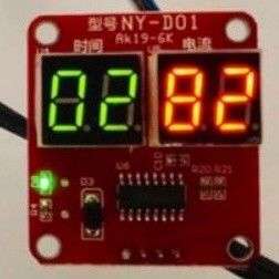 Mạch timer cho máy hàn cell pin, 2 núm, Led số, dùng BTA 41 (40A)