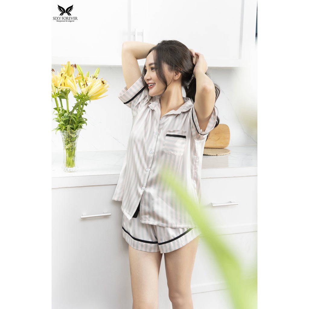 Sexy Forever Đồ Bộ Pyjama Lụa cao cấp Calla