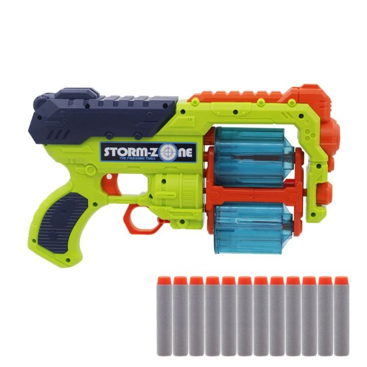 Đồ chơi mô hình kiểu nerf kéo cò an toàn cho bé, chất liệu ABS cao cấp