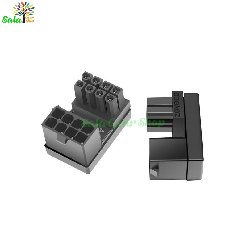 Chuyển góc cắm 180 độ dây nguồn VGA 6pin và 8pin Gen2