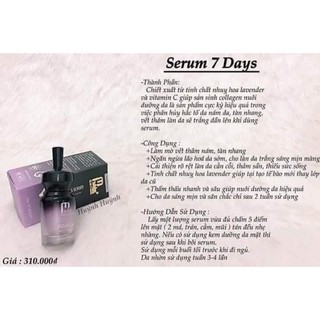 Serum 7 day Mwhite phục hồi da