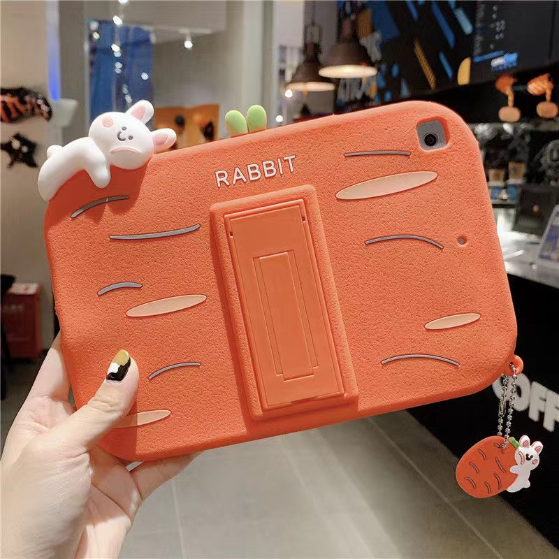 Ốp Máy Tính Bảng Silicon Chống Sốc Họa Tiết Hoạt Hình Cho iPad Mini 1 2 3 4 5 6 Pro 2017 2018 2020 / Air 1 2 3 4 5th 6th 7th 8th 9th