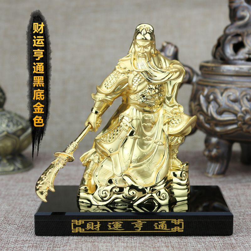 Tượng quan công, tượng quan vũ trang trí xe hơi, nhà cửa( dịch: TÀI VẬN THÔNG HANH"