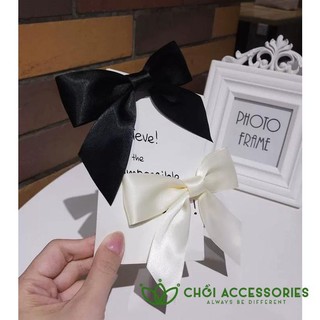Cặp tóc, kẹp tóc nơ ruy băng cỡ lớn thời trang Hàn Quốc - Y008