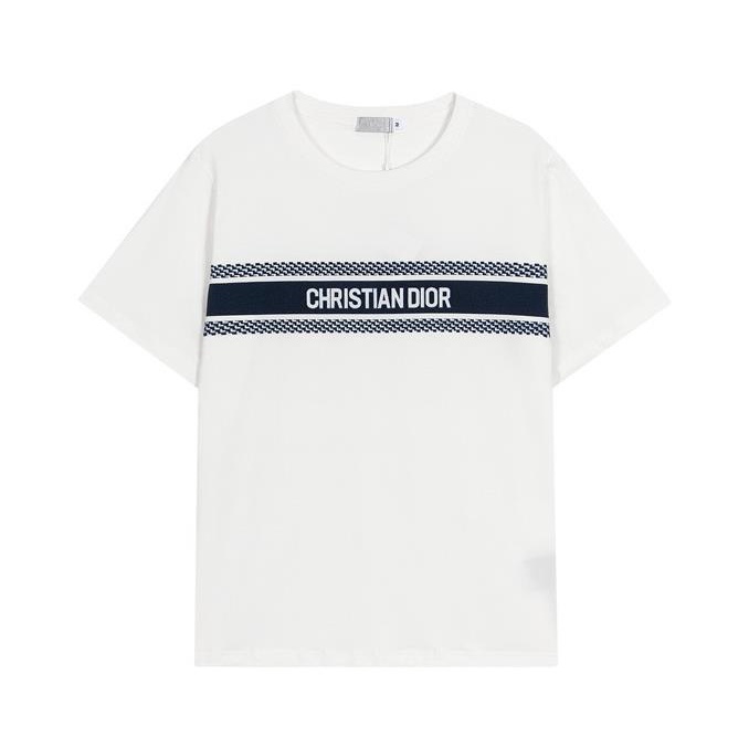 Áo Thun Unisex Tay Ngắn Sọc Ngang Bằng Cotton Phong Cách Mới Xuân 2023