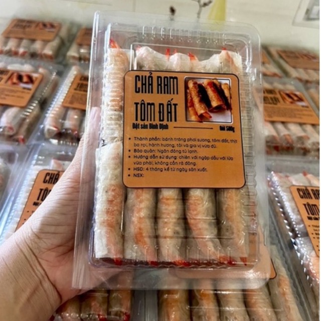 CHẢ RAM TÔM ĐẤT SIZE TRUNG - GIAO HOẢ TỐC 1h (HCM)