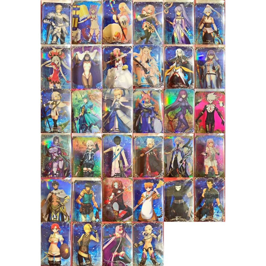 Thẻ bài sưu tập bánh xốp Wafer Fate/Grand Order FGO chính hãng