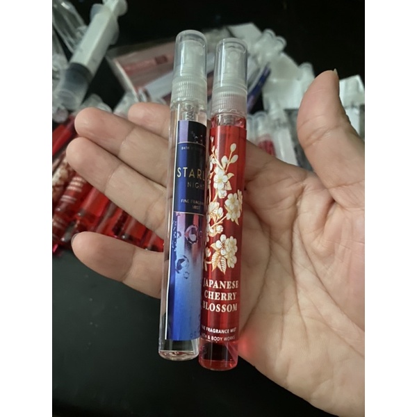 Xịt Thơm Toàn Thân Bath And Body Works Into The Night Chai chiết 10ml