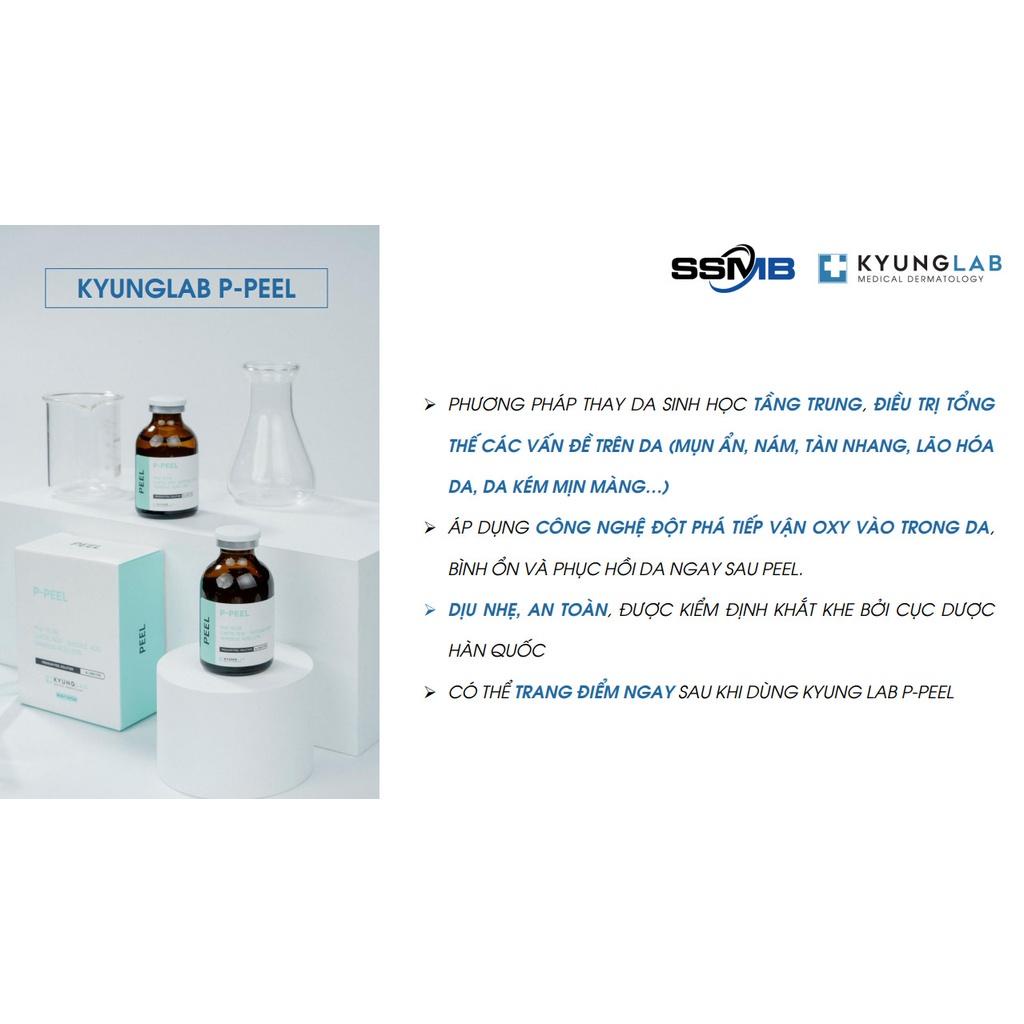 Peel Da KyungLab Cặp Đôi Hoàn Hảo Peel Da Sinh Học Kyung lab P Peel & Nước Trung Hoà Neutralizer Chai 30ml