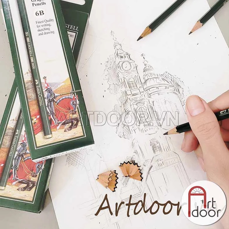 [ARTDOOR] Bộ bút chì phác thảo KOH/ FABER/ STAEDTLER trọn bộ (hộp giấy)