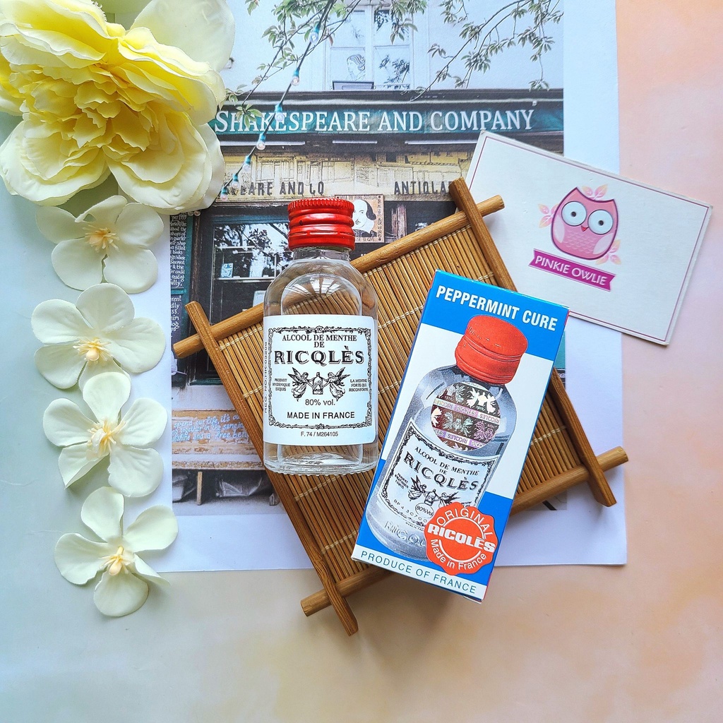 Dầu thoa bạc hà của Pháp  Alcool De Menthe Ricqles 50ml