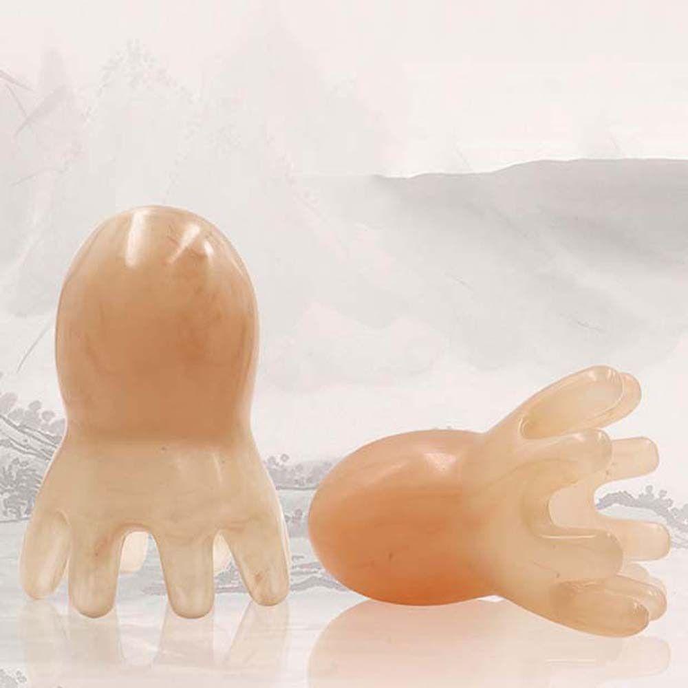 Lược Chải Tóc Mát Xa Da Đầu Hình Bạch Tuộc Bằng Nhựa Resin