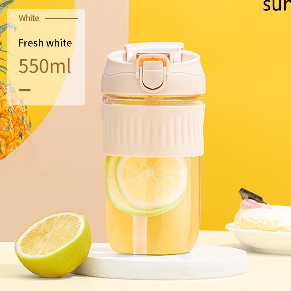 Chất Lượng Cao Thời Trang Bình Nước Thủy Tinh Có Ống Hút Chống Rò Rỉ Thể Thao Ấm Siêu Di Động Spacecup Cho Ourdoor 350Ml 550Ml-ánh Nắng Mặt Trời. Vn