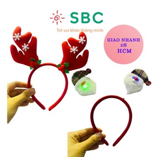 Bờm tóc noel, băng đô cài tóc giáng sinh, ông già Noel dễ thương