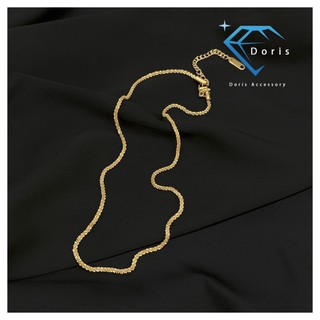 Dây chuyền nữ Doris titan xoắn basic Gold / Silver / Rose Gold X8-103A