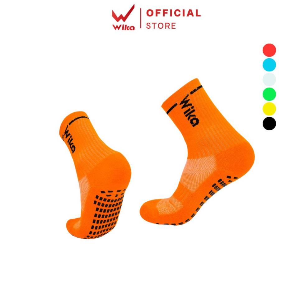 Tất Đá Bóng Chống Trơn Wika Chính Hãng Chất Cotton Co Giãn Tốt, Thấm Hút Mồ Hôi, Thoải Mái Khi Sử Dụng Tatctwika