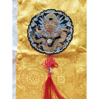 Áo dài gấm bé trai