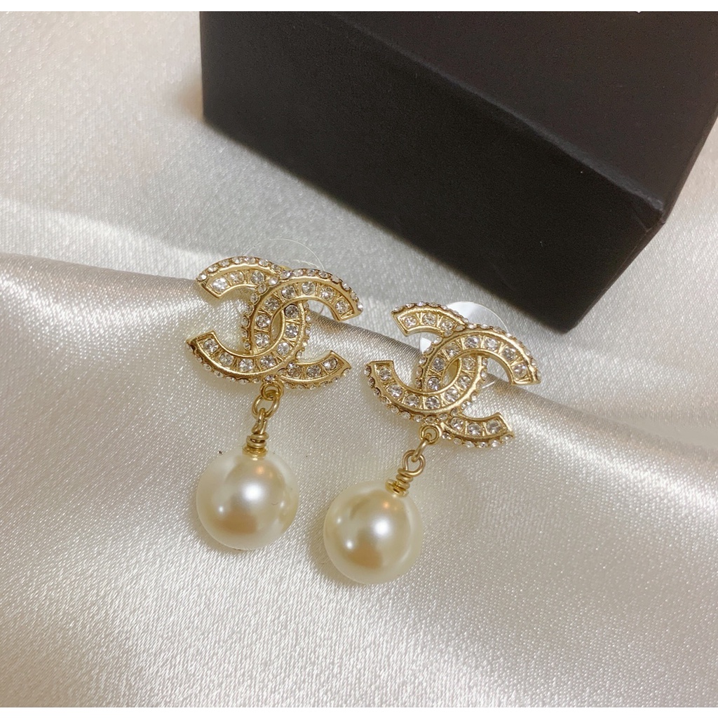 Khuyên Tai Ngọc Trai Đôi Bằng Bạc 925 Thời Trang Mới