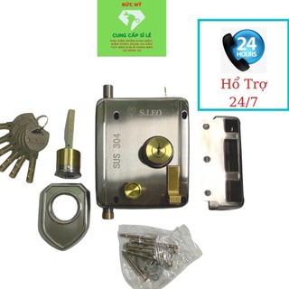 Khóa cửa cổng cao cấp sleo chính hãng inox 304