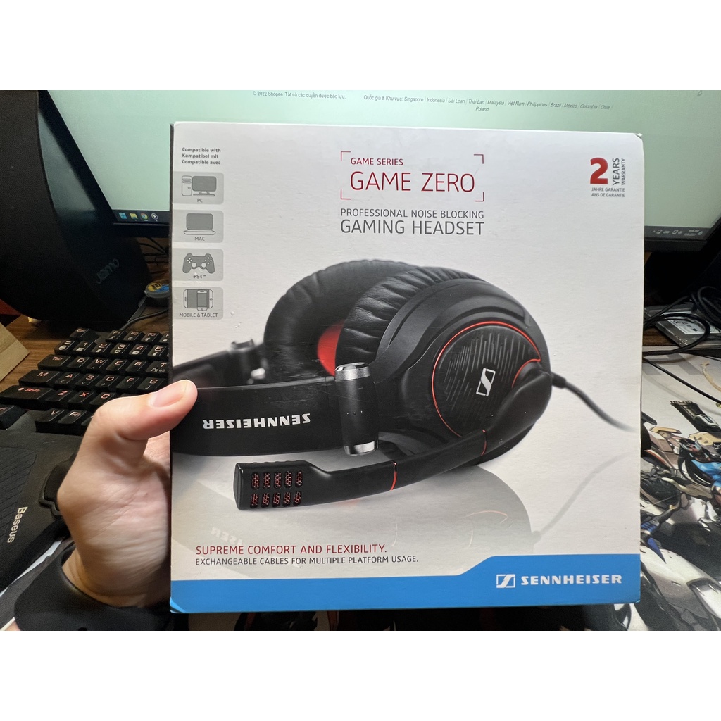 Tai nghe Sennheiser G4ME ZERO Black Shopee Việt Nam