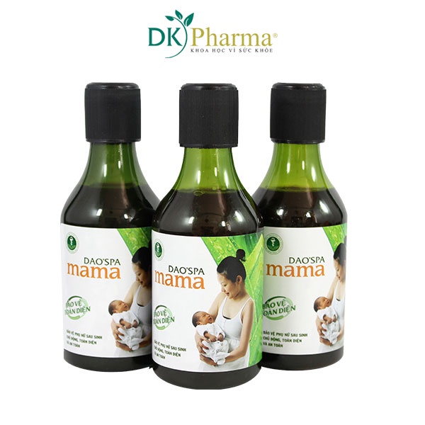 Dung dịch xông tắm cho mẹ sau khi sinh DK Pharma Dao'Spa Mama 3 chai 250 ml