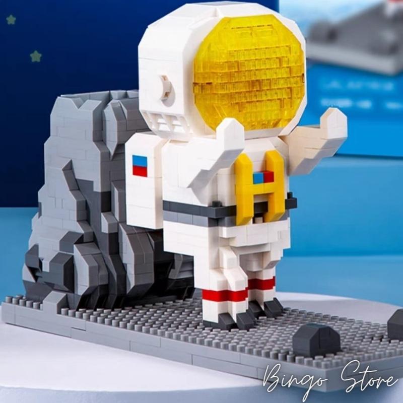 MÔ HÌNH LẮP RÁP HỘP BÚT GIÁ ĐỠ ĐIỆN THOẠI HÌNH PHI HÀNH GIA KÈM ĐÈN LED 840 CHI TIẾT