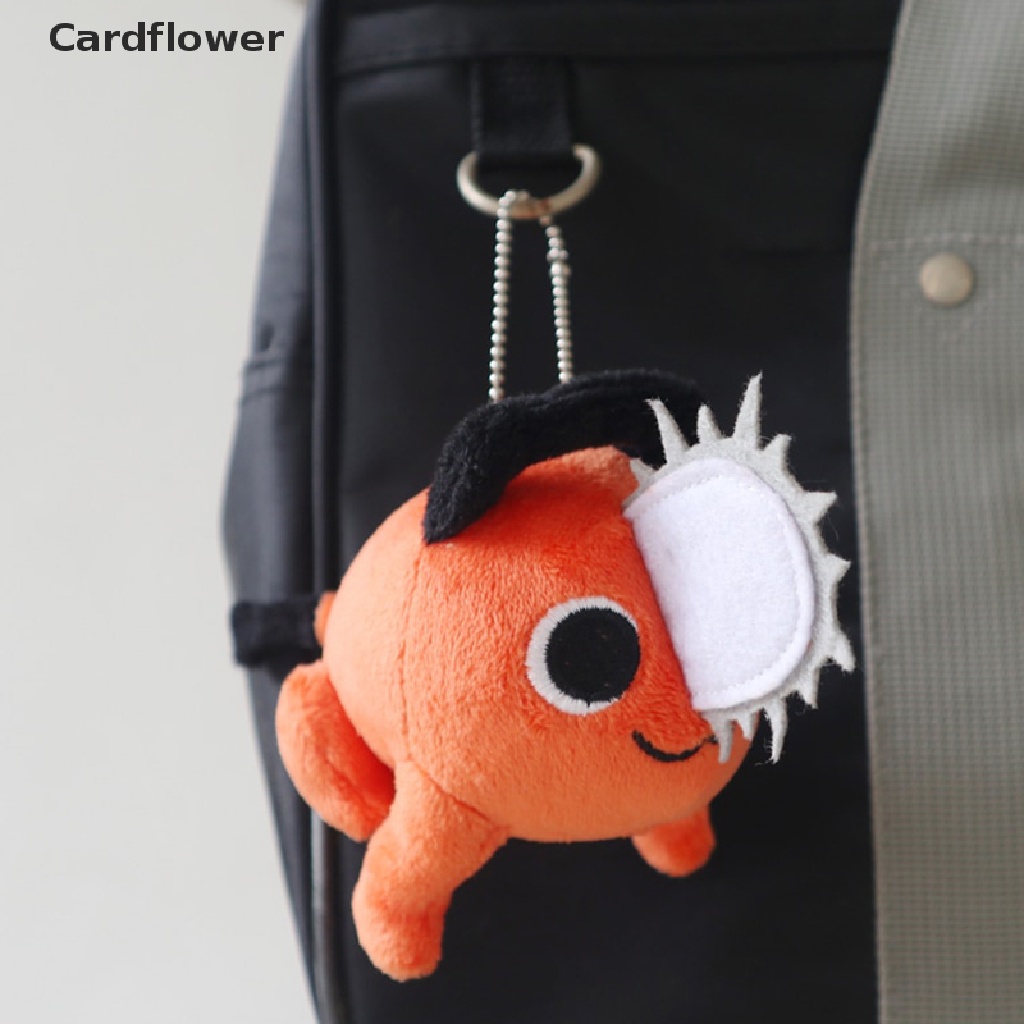 < Cardflower > Móc Khóa Búp Bê Nhồi Bông Pochita Dễ Thương 10cm Làm Quà Tặng Cho Nam