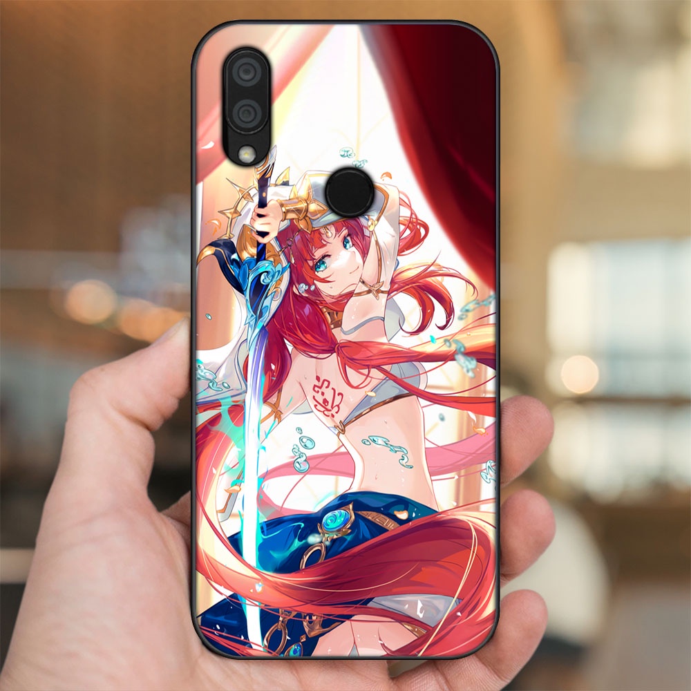 Ốp lưng Xiaomi Redmi 7 viền đen in hình Nilou Genshin Impact