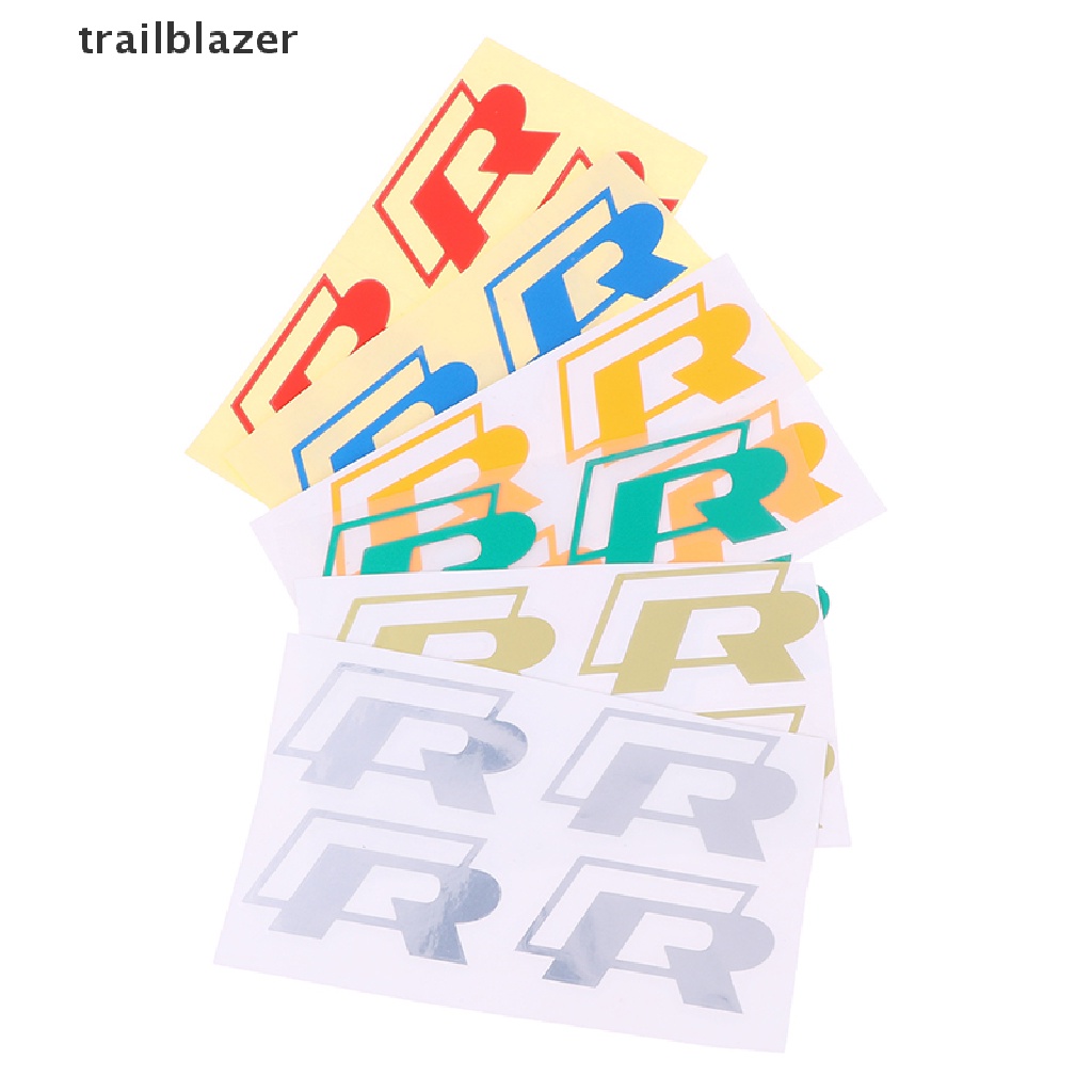 Set 4 Miếng Dán Đề Can Đồ Họa Xe Đuarailblazer UIO