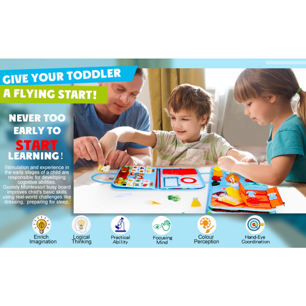 Đồ Chơi Bảng Xếp Hình Montessori Giúp Bé Học Hỏi