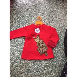 Áo dạ nhung dáng dài cho bé gái