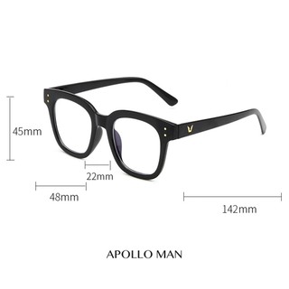 Kính mắt thời trang Basic Apollo Man vuông unisex