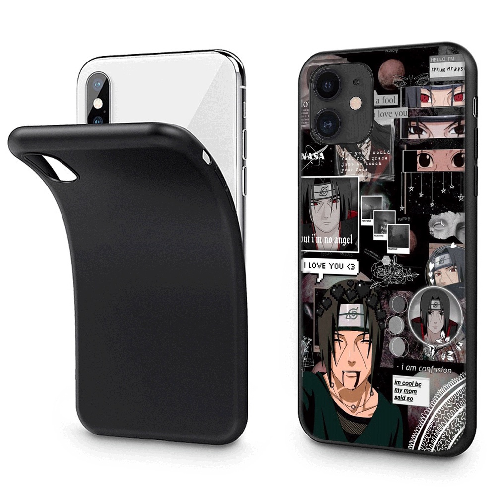 Ốp Điện Thoại Hình Naruto Uchiha Itachi Cho iPhone 5 5s SE 2016 6 6s 6Plus 6sPlus 7 8 SE 2020 7 8Plus X XS XR XS Max