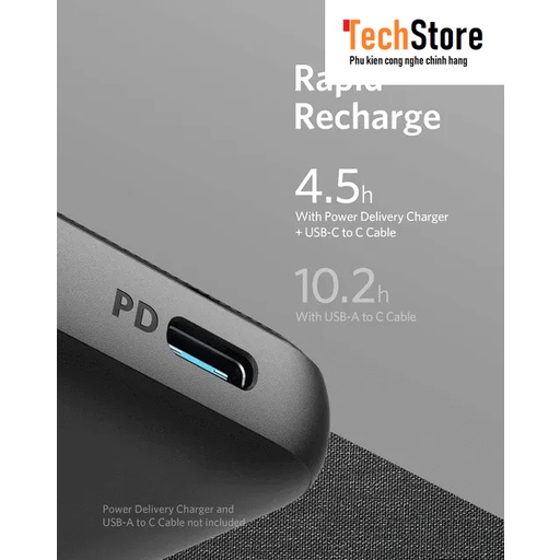 Pin sạc dự phòng Anker Power Core III Sense 10K PD Fabric- A1244